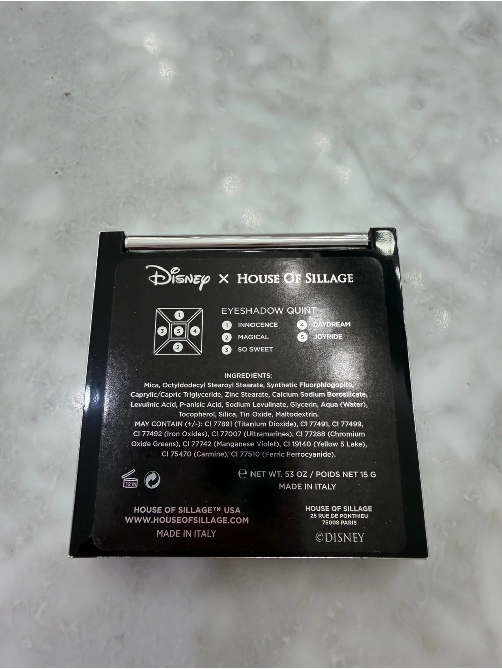 NEW House of Sillage Disney x Eyeshadow Quint Palette
